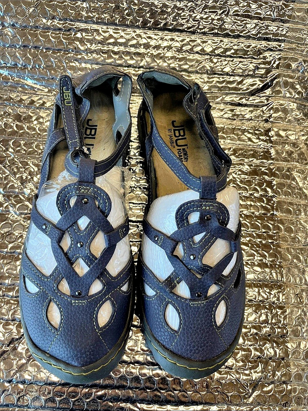 JBU by Jambu Women's Blue & White Sandals